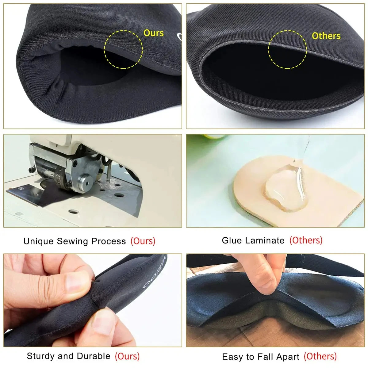 Eye Mask for Sleeping 3D Contoured Cup Blindfold