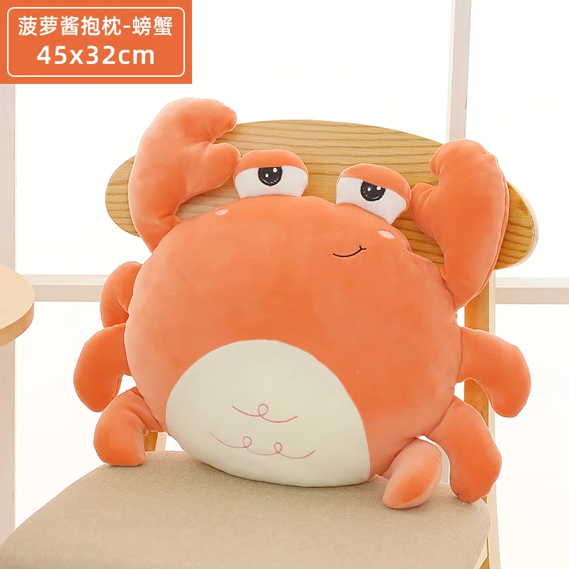 Kawaii Whale Goose Crab Lion Plush Toys Stuffed Animals Doll