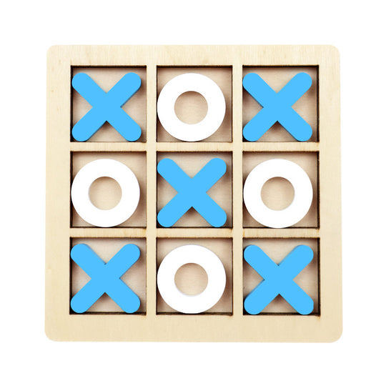 Wooden Tic Tac Toe Puzzle Game
