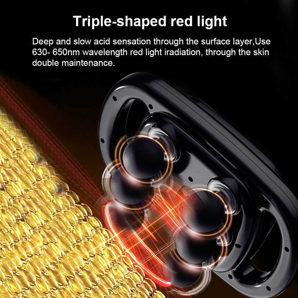 Fascia Gun Muscle Massager Gun Six Heads High Frequency Neck Waist Massage