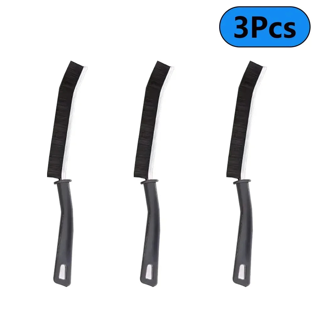 Cleaning Brush Hard-Bristled Crevice Cleaning Brush for Stiff Angled Bristles