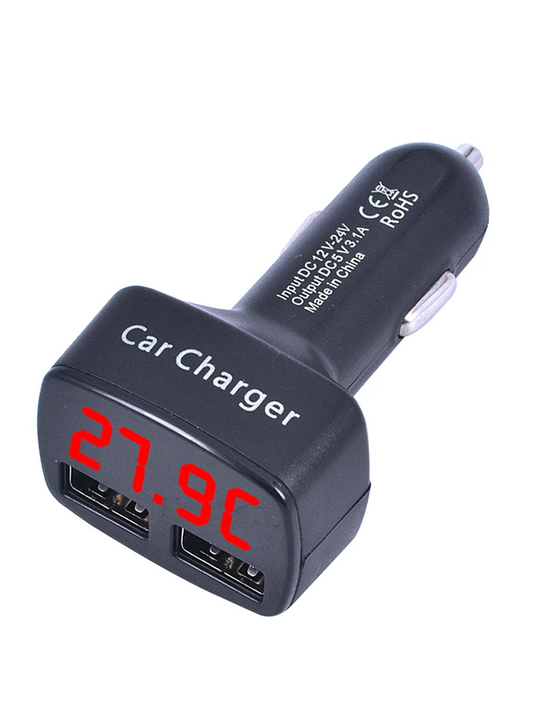 4 In 1 Car Charger Quick Charge 3.1A