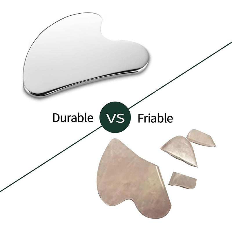 1Pcs Stainless Steel Gua Sha Scraper Massager For Face Neck