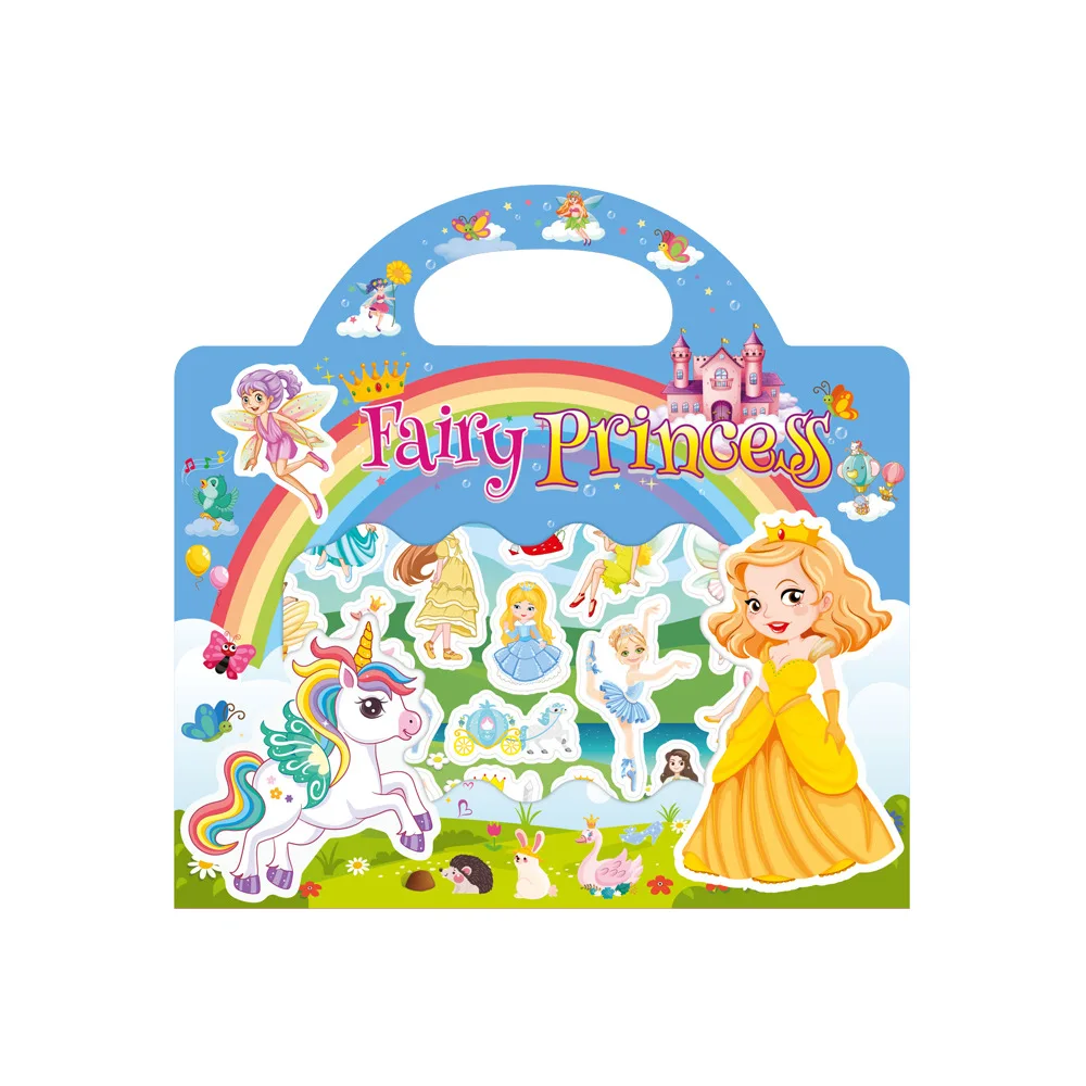 New Children Reusable Scene Cute Stickers DIY Puzzle Sticker