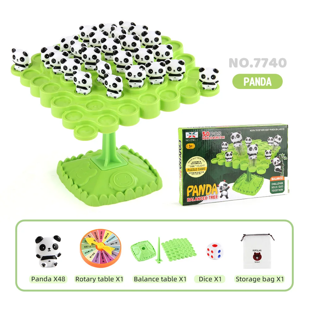 Fun Frog Balance Tree Children Montessori Math Toys