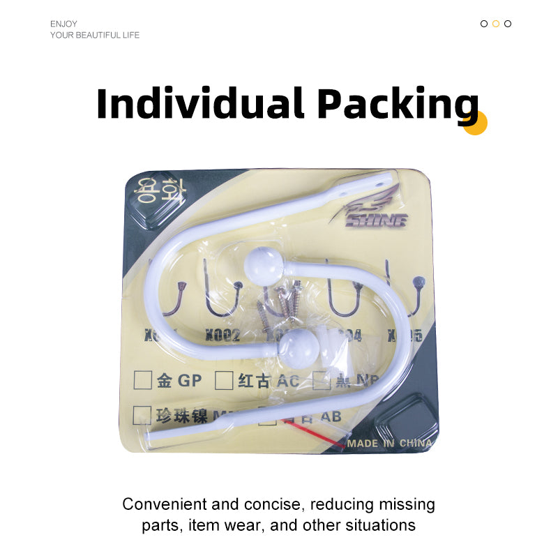 New curtain U-shaped aluminum alloy hook