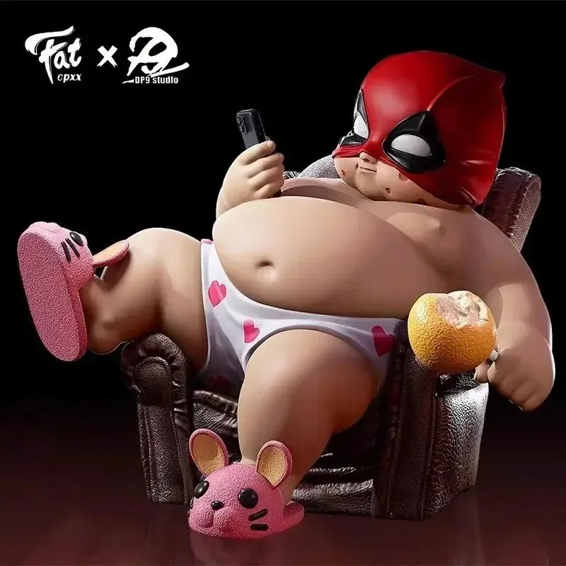 12cm The Avengers Deadpool Fat Figure Cute Anime Action
