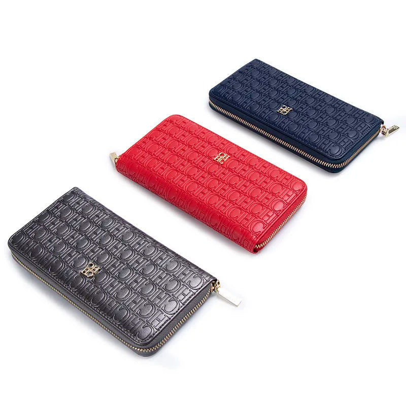 Women's Solid Colour Long Wallet