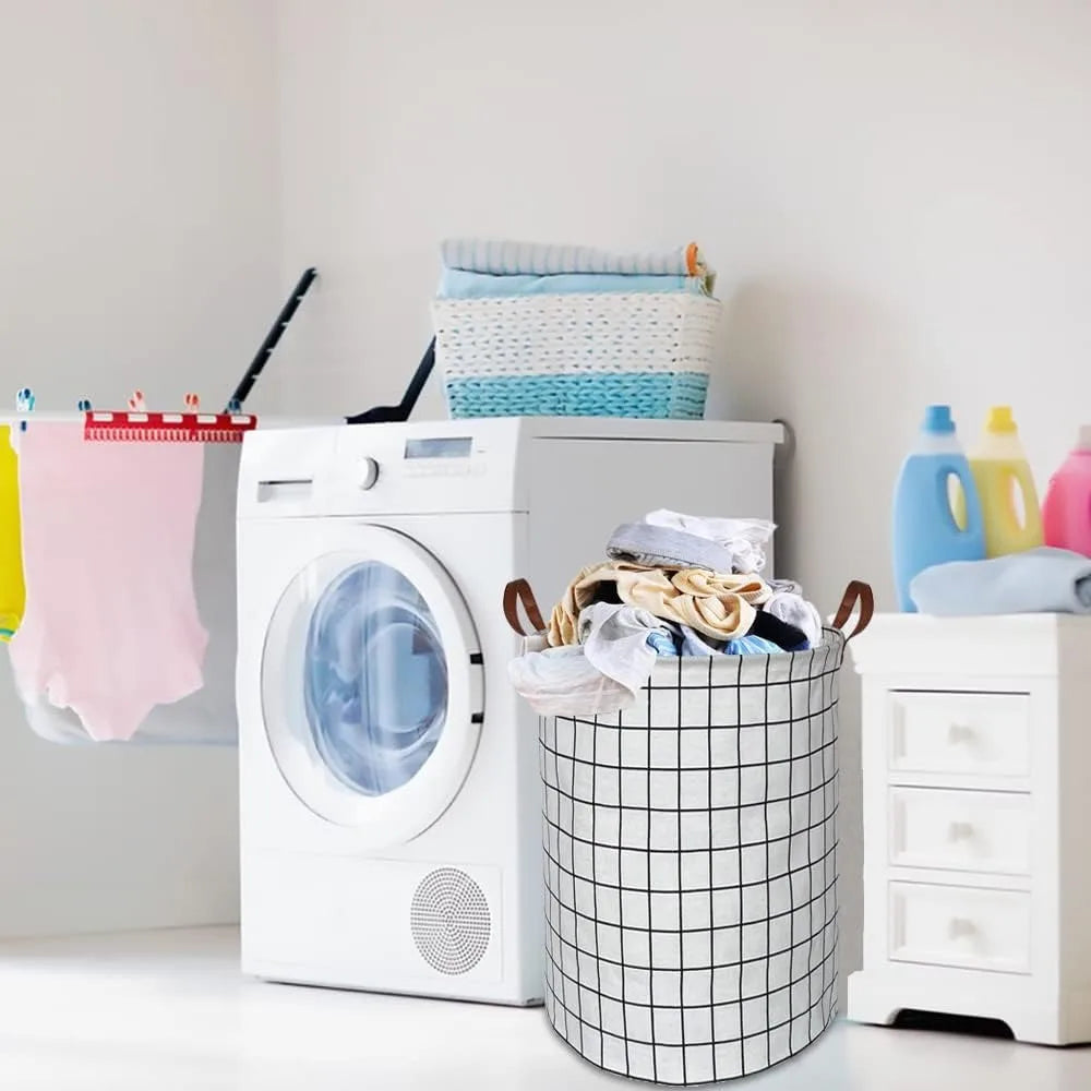 Laundry Basket Portable for Toy Clothing Storage