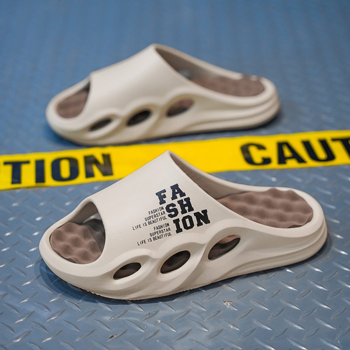 Men Fashion Massage Slippers Indoor