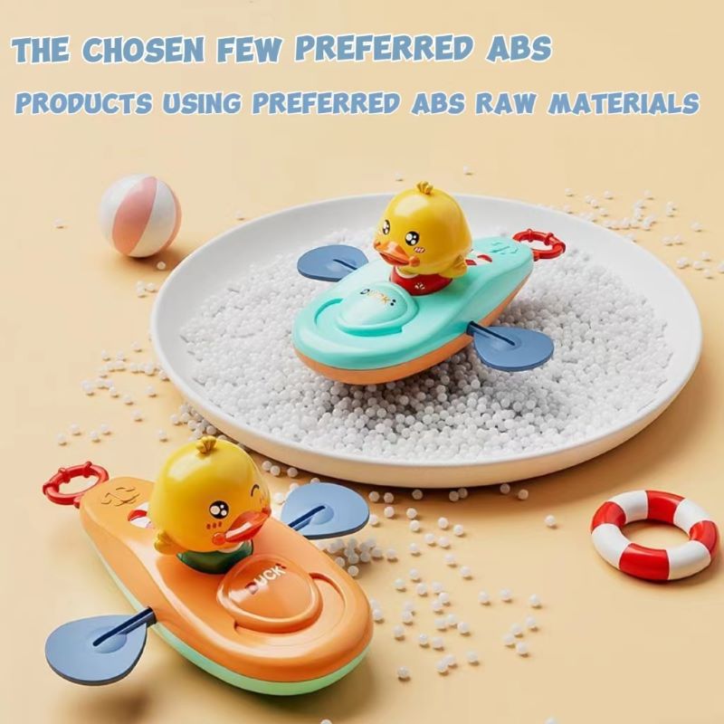 1 Pc Little Yellow Duck Kayak Toy Swimming Pool Bathroom Toy
