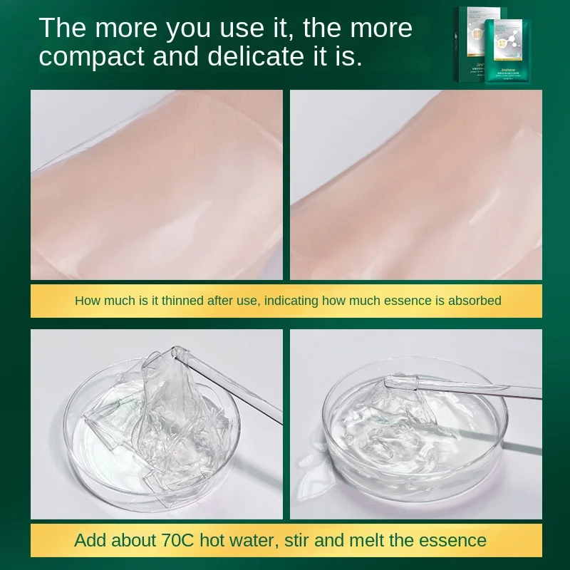 5pcs Seaweed Collagen Filling Crystal Face Mask