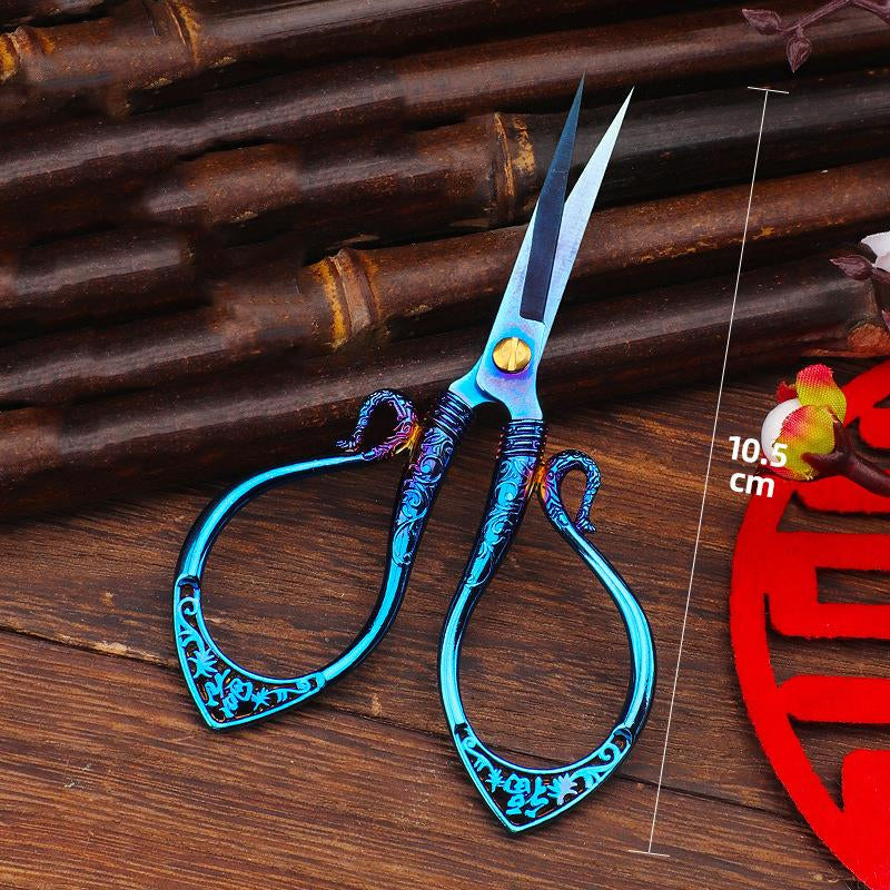 Retro Sewing Needlework Scissors Stainless Steel Yarn