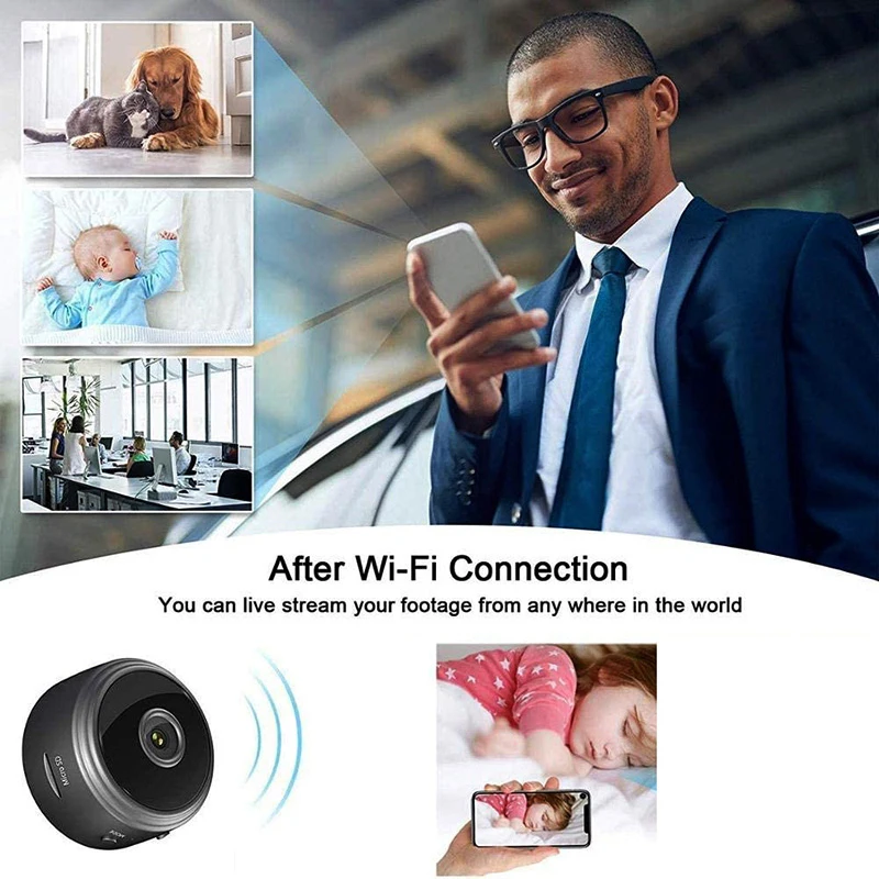 9 WiFi Mini Camera Wireless Video Recorder Voice Recorder