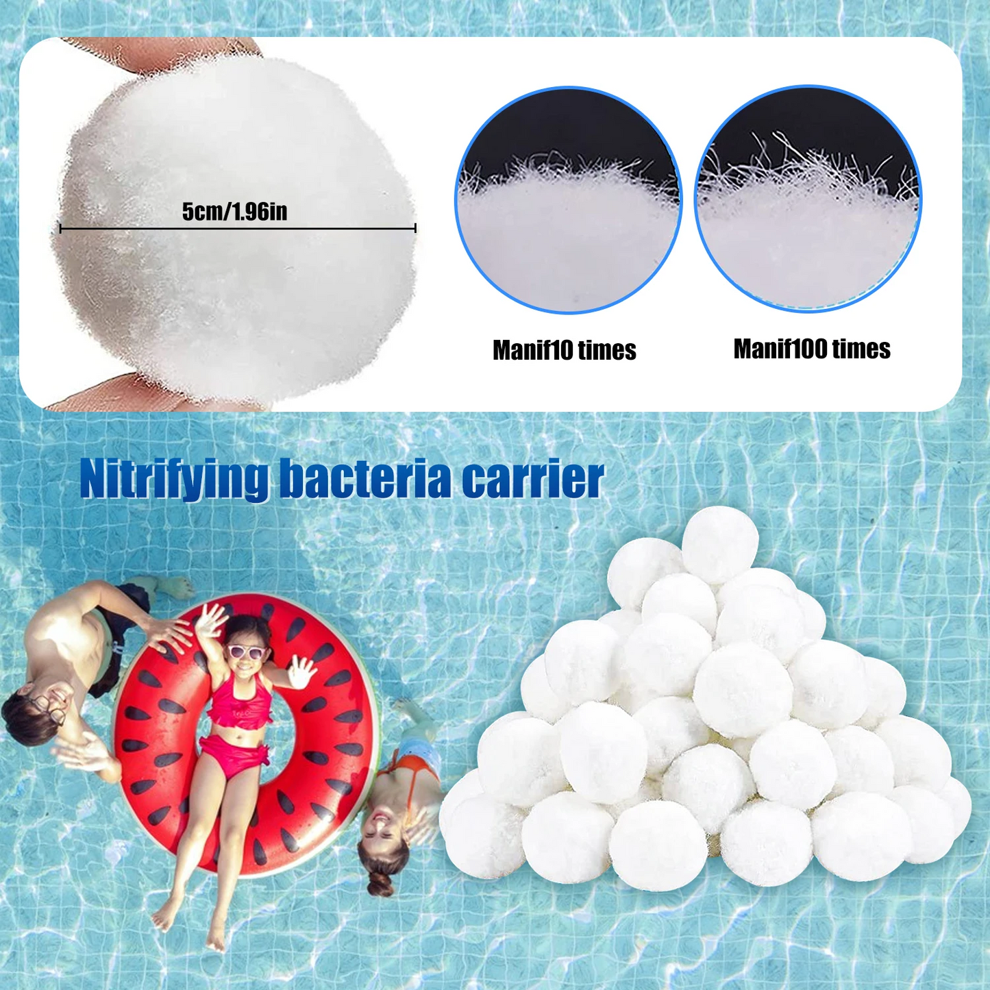 700g Swimming Pool Filter Balls