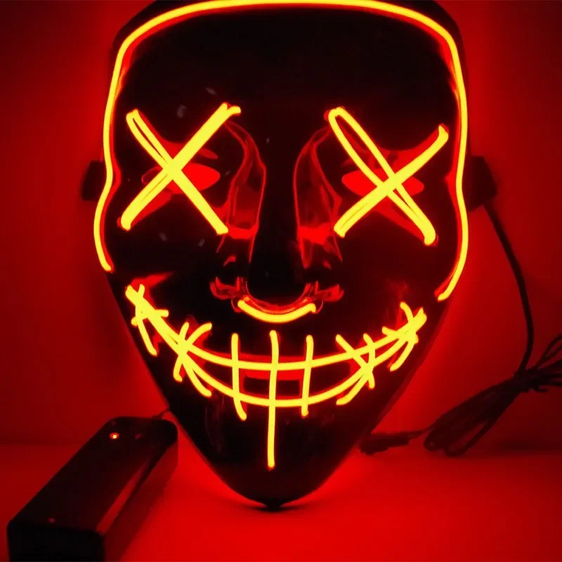 Led Mask Halloween Carnival Christmas Masquerade Party Night Club