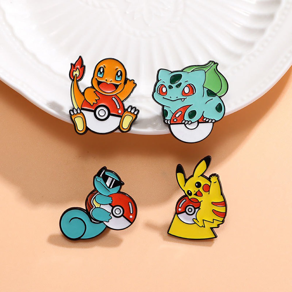 Pokemon Pikachu Anime Metal Badge