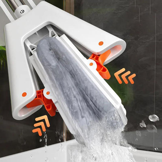 Squeezed Self Draining Rubber Cotton Mop