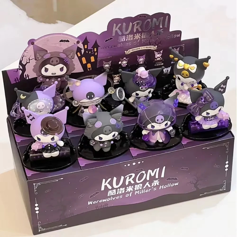 8pcs Sanrio Kuromi Blind Box Werewolf Series High-Looking Action Figure