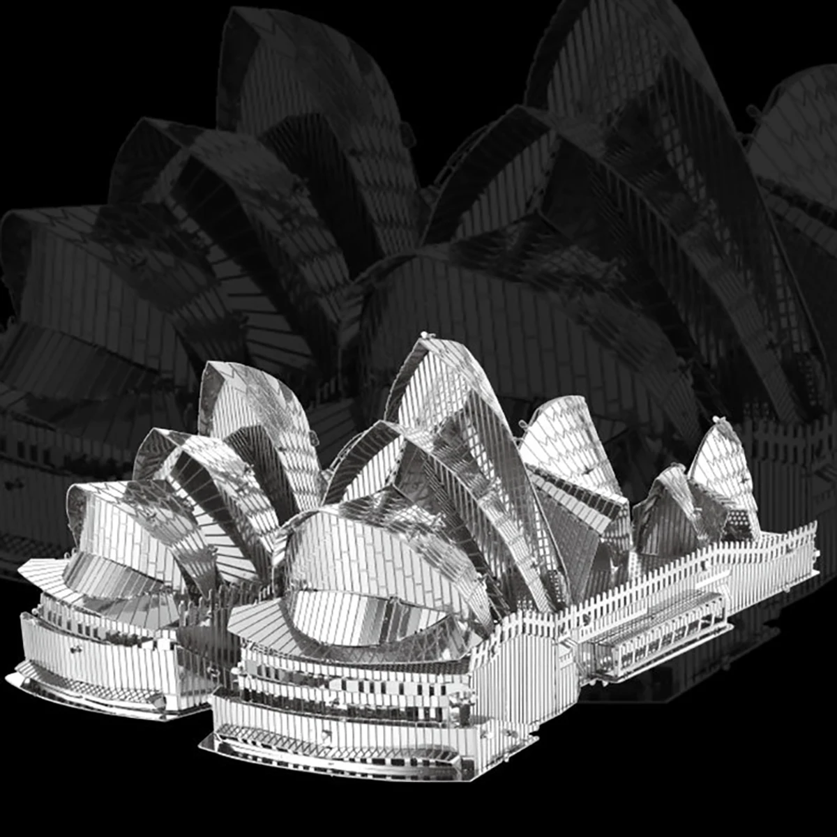Sydney Opera House 3D Metal Puzzle model