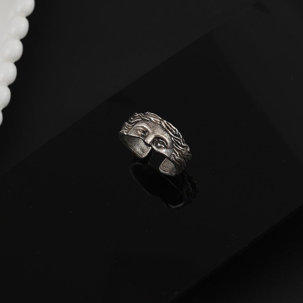 Retro Half Face Venus Ring For Men Women