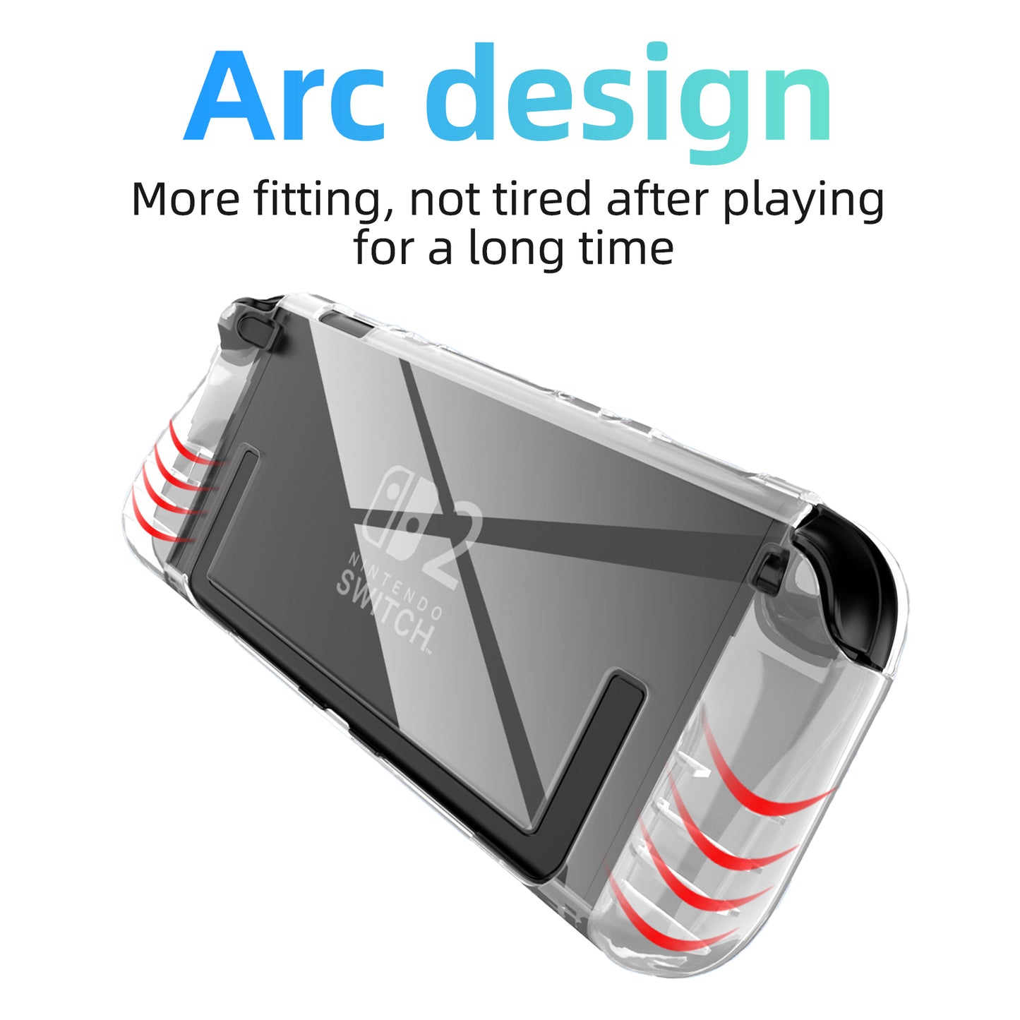 TPU Clear Case for Nintendo Switch 2 Lntegrated Design Scratch-Resistant