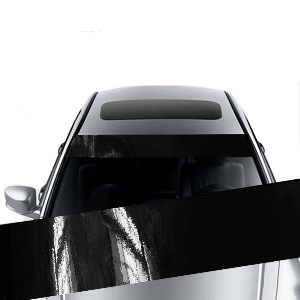 Car Sunshade Stickers Auto Front Windshield 3D
