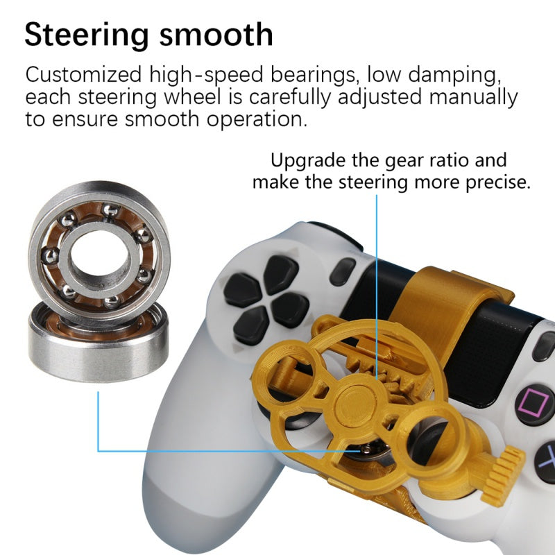 Mini Steering 3D printing Wheel Racing Games Auxiliary Controller