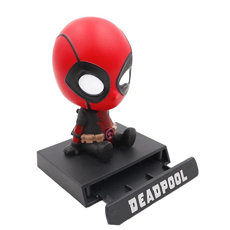 Marvel Movie Deadpool Shaking Head Car Decoration