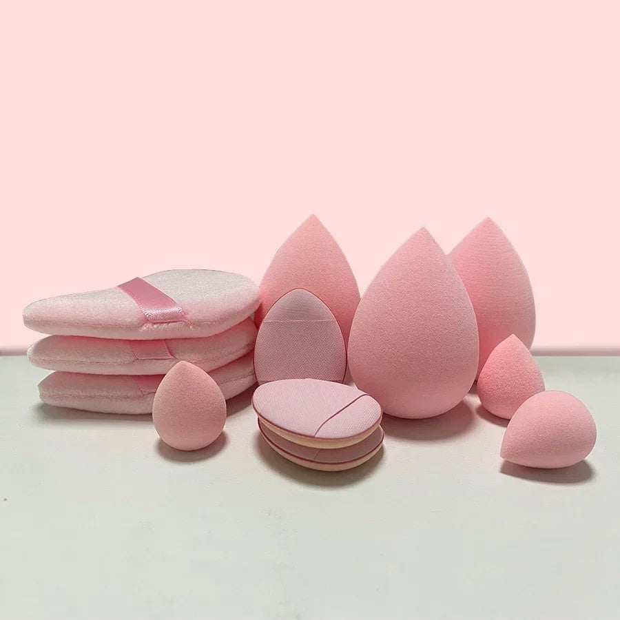 12Pcs Multicolor Makeup Sponge Blender Beauty Egg Cosmetic Puff