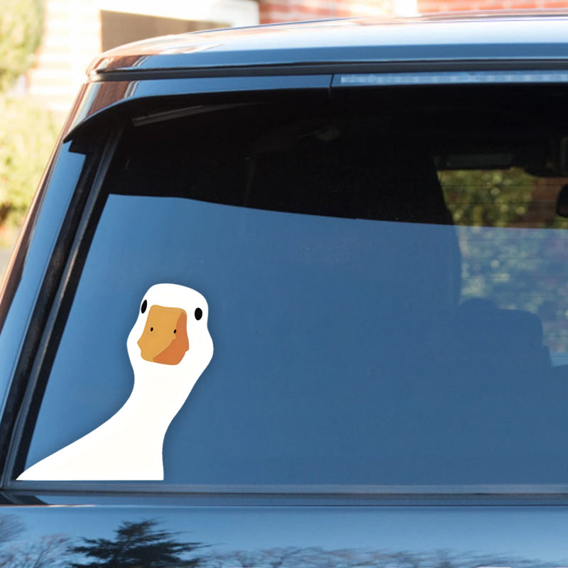 Weatherproof Vinyl Duck Decal - Add Charm to Your Car or Truck