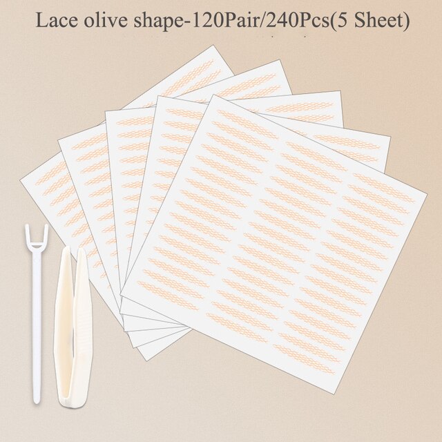 Double Fold Eyelid Tape Sticker Lace