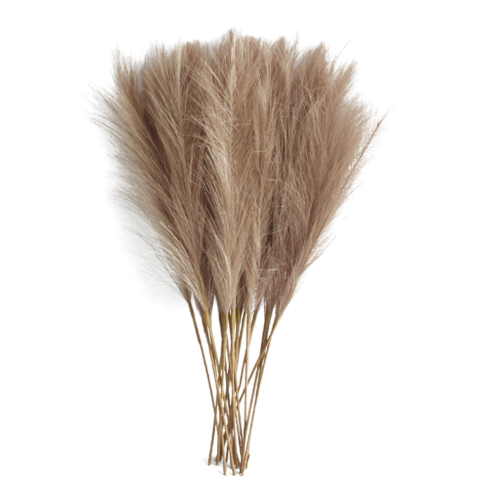6PCS Artificial Pampas Grass Decor Flowers Fake Plant