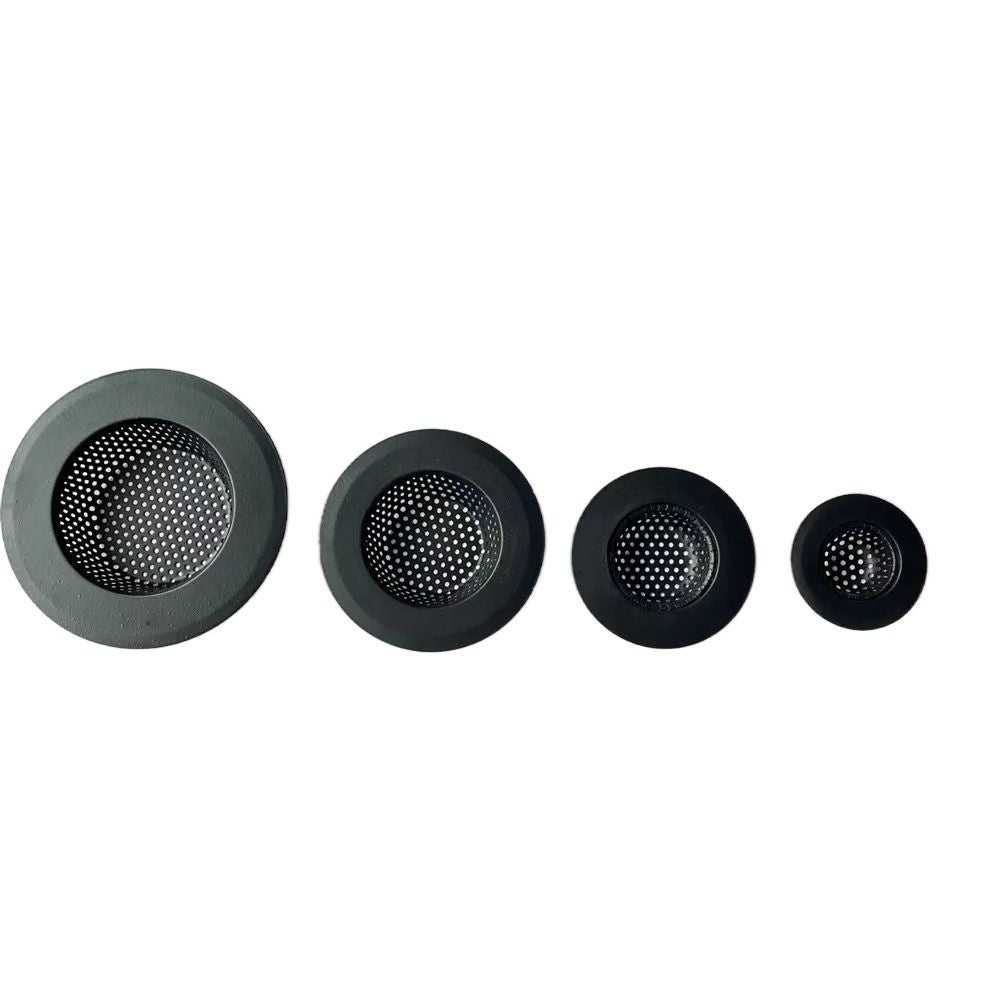 Stainless Steel Sink Strainer Black Anti Clog Mesh Trap