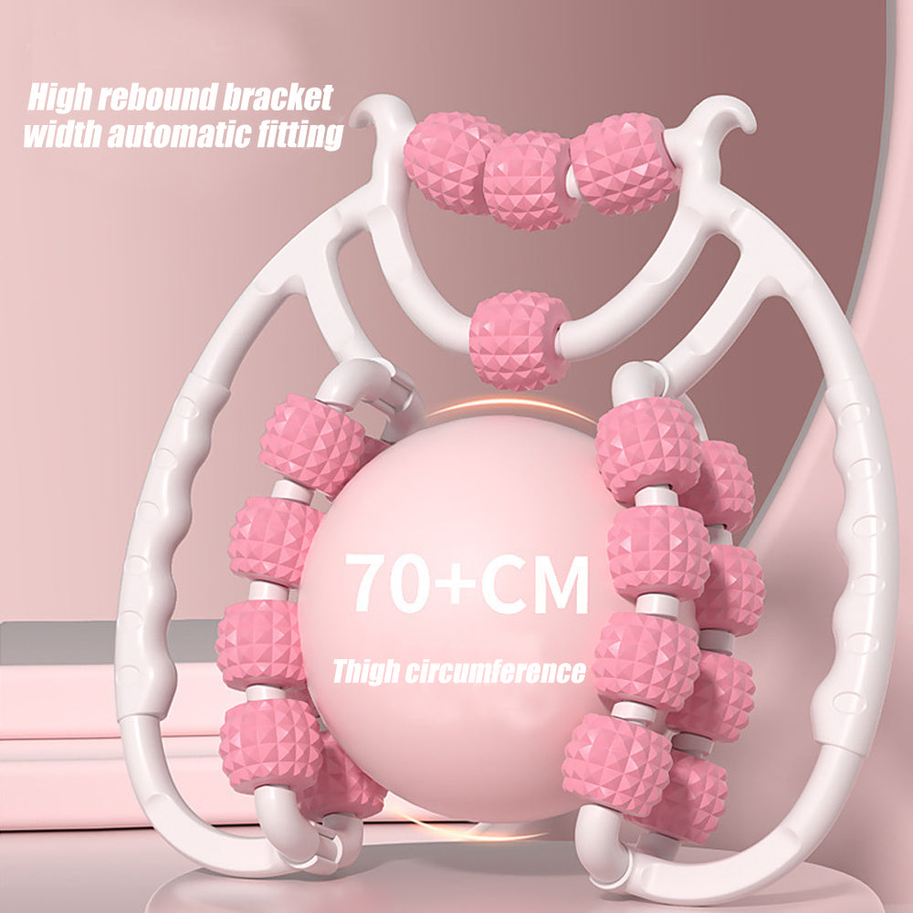 Newest 20 Wheel Annular Leg Clamp Massager Anti-cellulite Massager Body