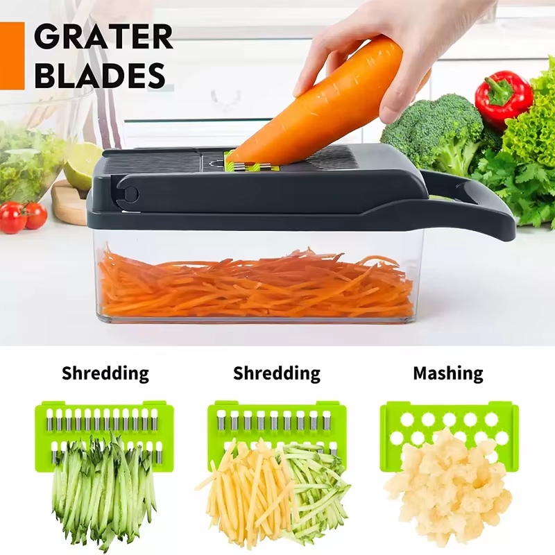 Portable Vegetable Cutter Shredder Multifunctional Slicer