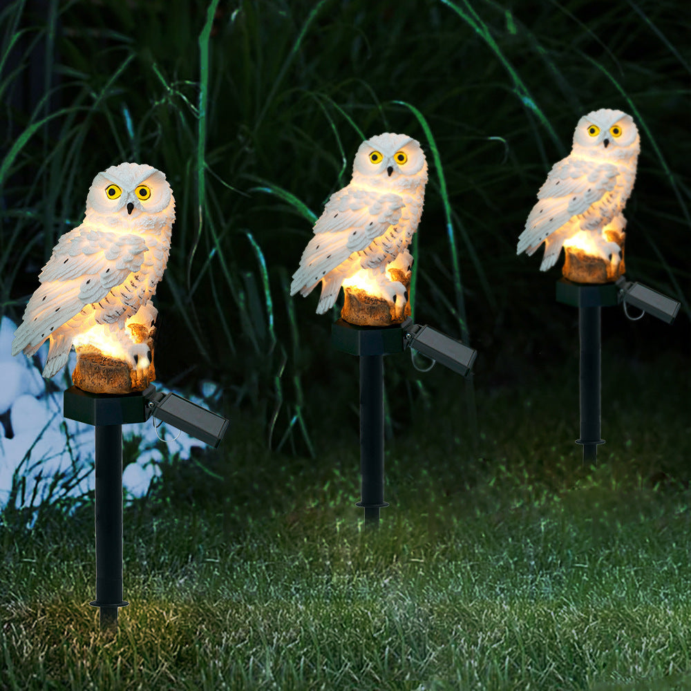 Solar Lamp Owl Animal Solar Garden