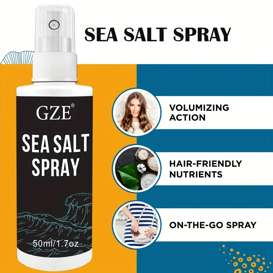 Natural Sea Salt Spray for Hair Men & Women