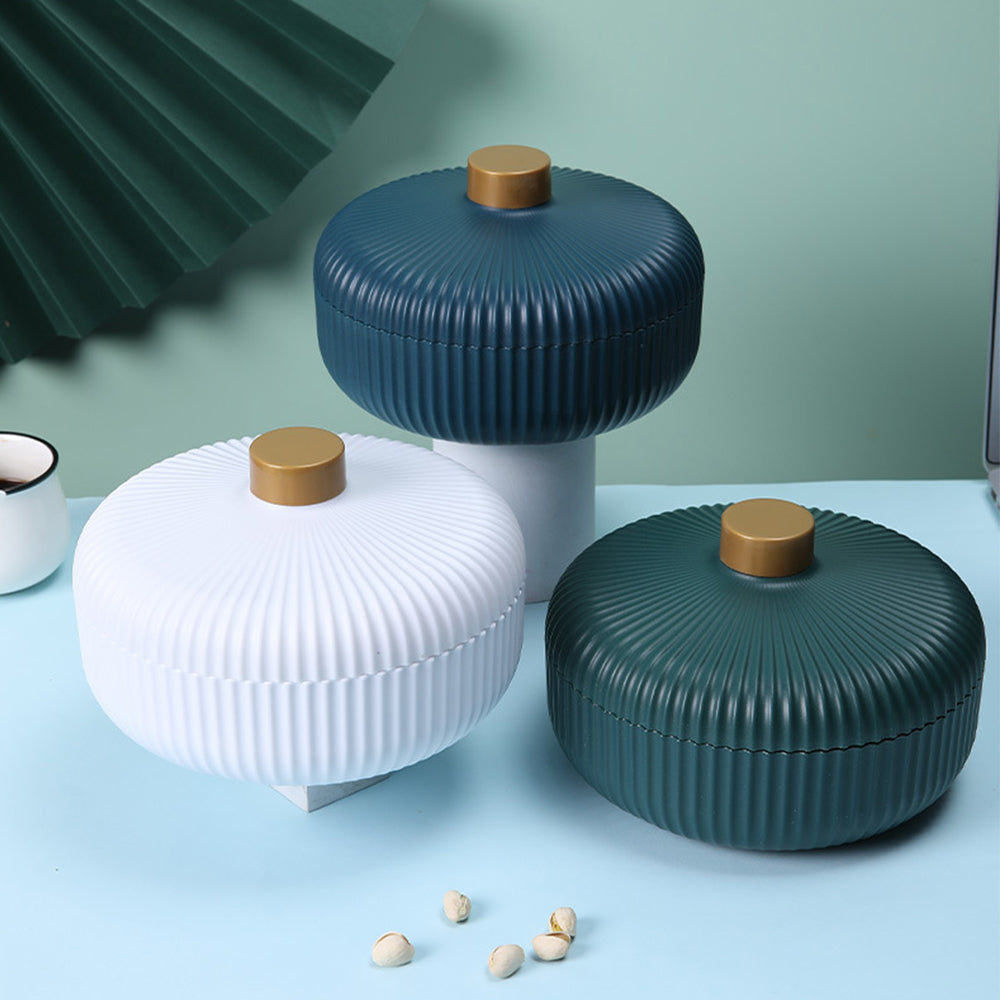 Food Platter Food Storage Tray with Lid 4 Compartment