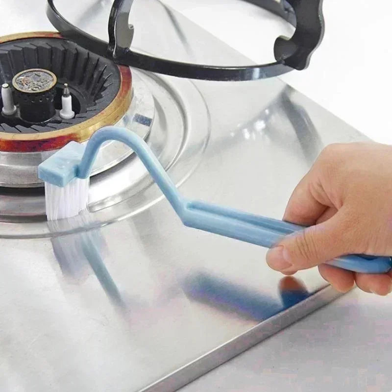 2Pcs Curved Toilet Brush Long Handle Toilet Cleaning Brushes