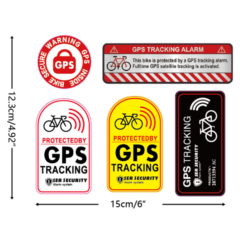 Bicycle GPS Sticker Scooter Motorcycle Anti-Theft Warning