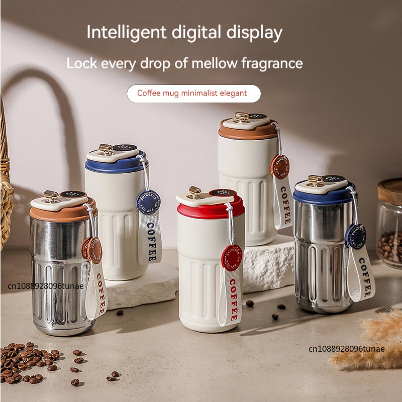 Intelligent Digital LED Temperature Display Coffee Cup