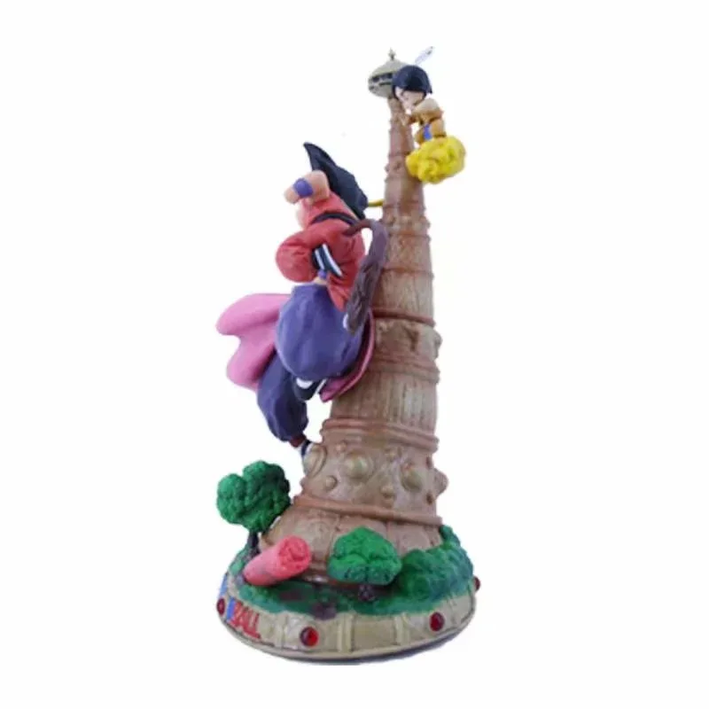 28cm Dragon Ball Goku Childhood Vs Tao Pai Pai Anime Figure