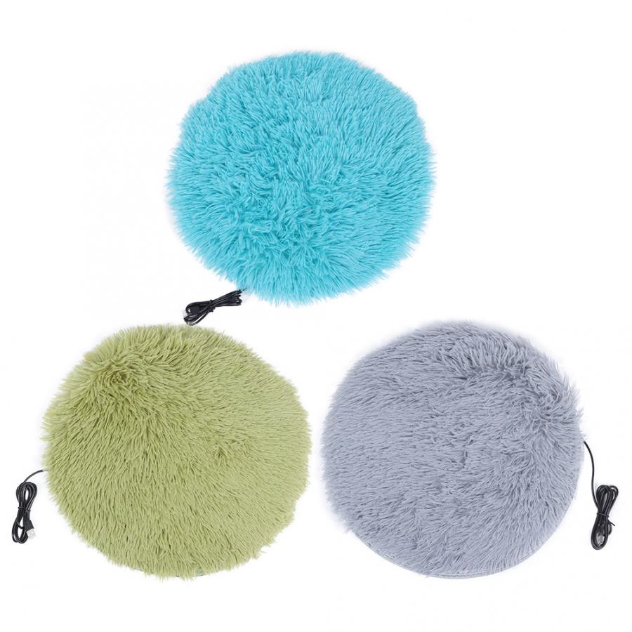Pet Dog Cat Plush Electric Heating Pad USB Charging Interfac Winter Warmer