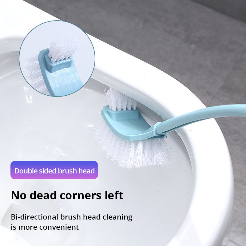 Multi-function Double Head Clean Toilet Brush Soft Hair