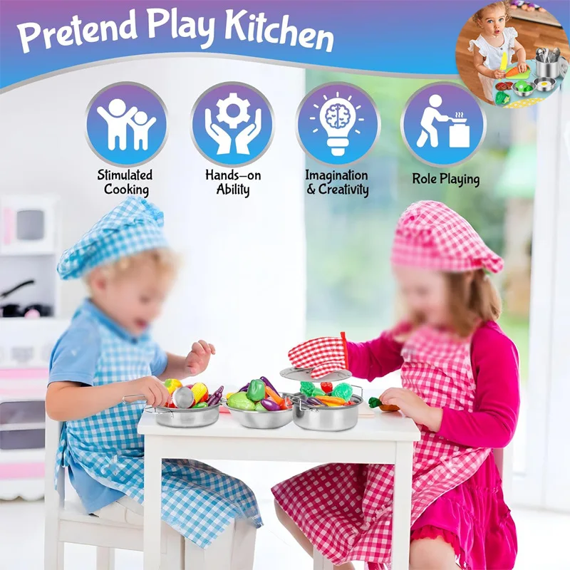 13/15/20PCS Kids Kitchen Toy