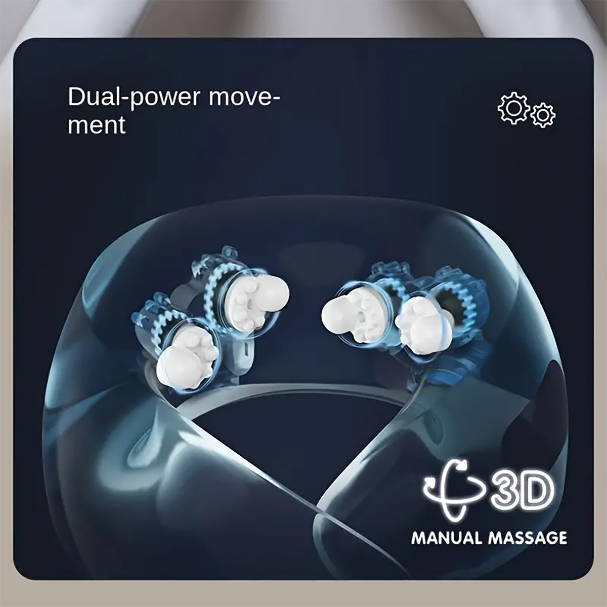 Portable U-Shape Neck Pillow Massage Machine