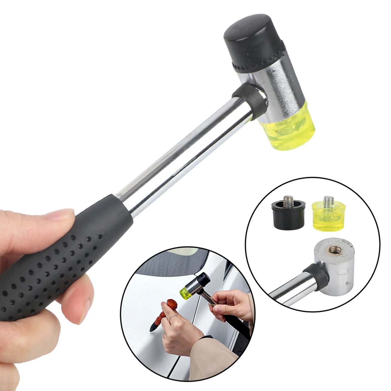 DIY Auto Paintless Dent Repair Kit Dent Hammer Metal