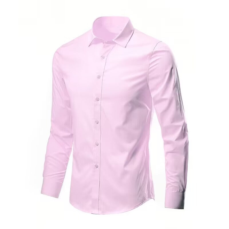 Men's Elastic Spring And Autumn New long Sleeve Shirt