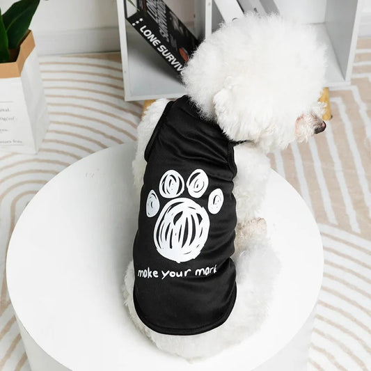 Summer Dog Clothes Breathable Basketball Jersey Puppy Cats